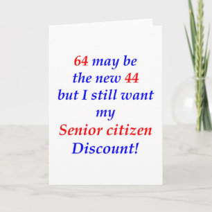 64 pensionär kort