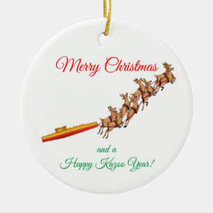 64 takos Kazoo Sleigh Ornament