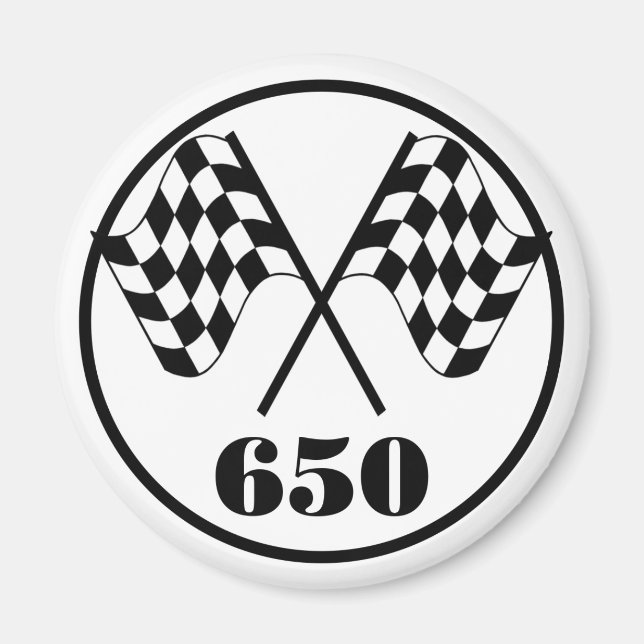 650 Kontrollerat Flaggor Magnet (Framsidan)