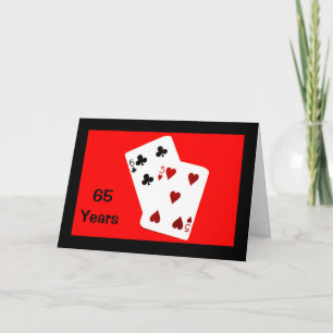 65 år är en stor affär! Årskort Kort