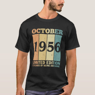 65 år av Begränsad utgåva från oktober 1956 T Shirt