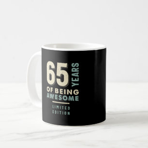 65 år av Fantastisk - 65ens födelsedag Kaffemugg