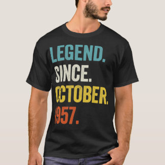 65 år gammal förklaring sedan oktober 1957 65e föd t shirt