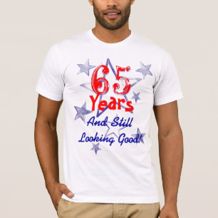 65 år stillar den tittar bra födelsedagsfesten tee shirt