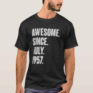 65-årig 65e födelsedag Fantastisk sedan juli 1995 T Shirt