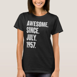 65-årig 65e födelsedag Fantastisk sedan juli 1995 T Shirt