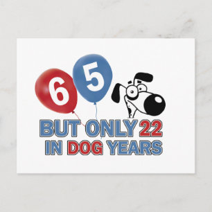 65-årig formgivning vykort