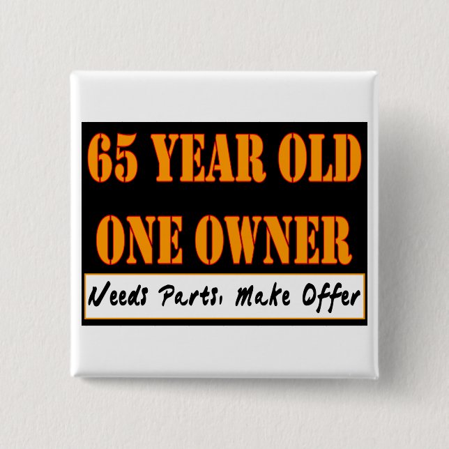65 årigt, en ägare - behovsdelar, gör erbjudande knapp (Framsida)
