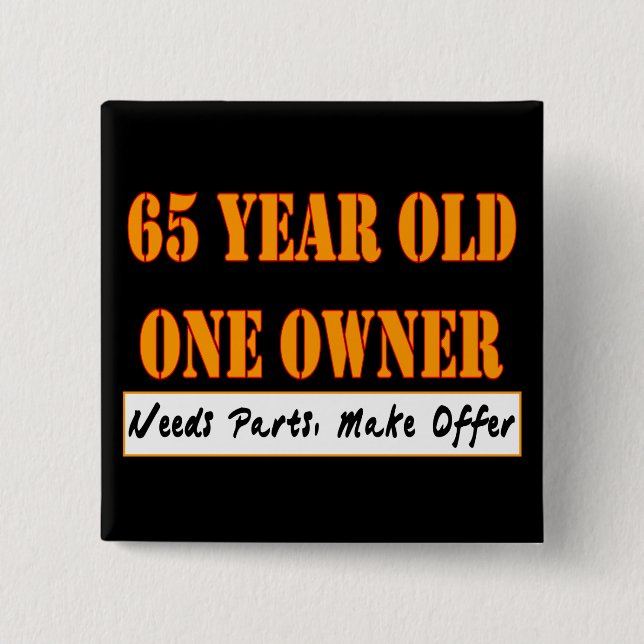 65 årigt, en ägare - behovsdelar, gör erbjudande knapp (Framsida)