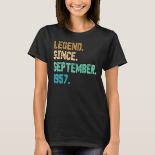 65 års ålder sedan september 1957 65ens födelse t shirt