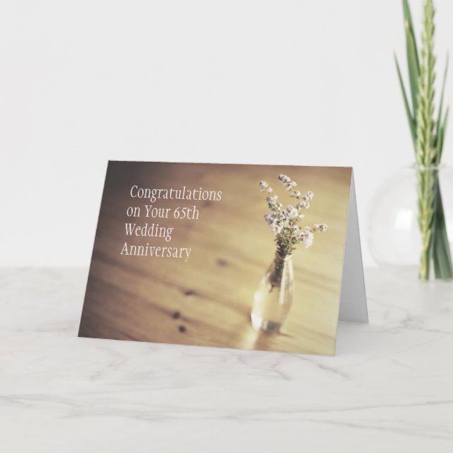 65-årsjubileumskort kort (Framsida)