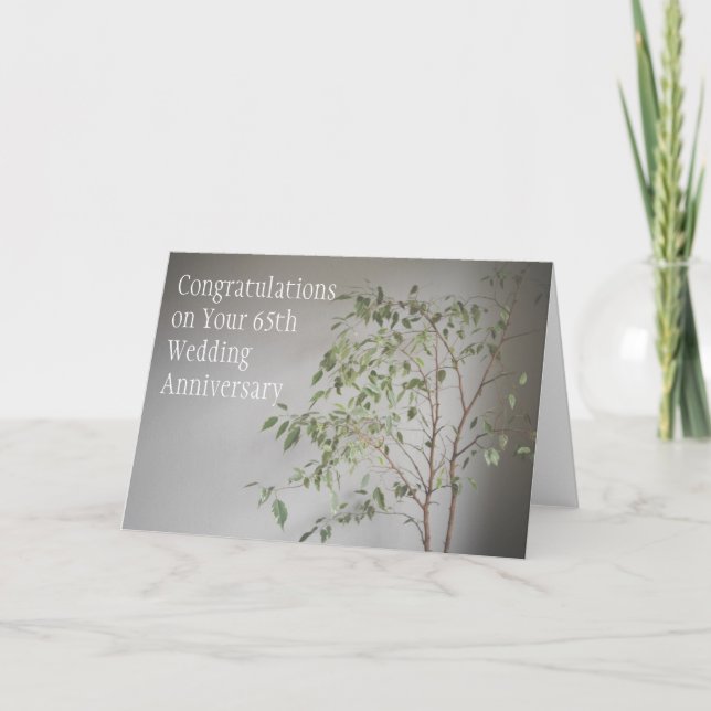 65-årsjubileumskort kort (Framsida)