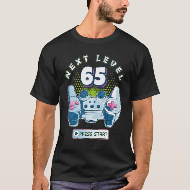 65-dagars spelkontroll på nästa nivå 65 t shirt (Framsida)
