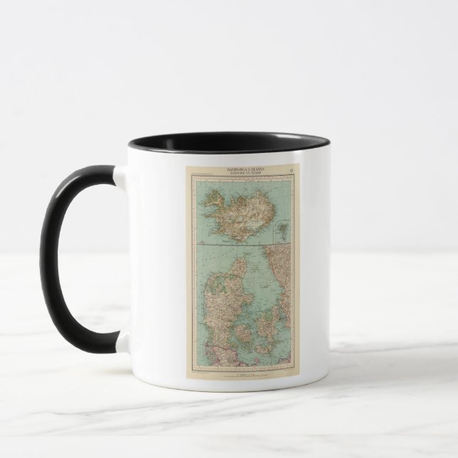 65 Danmark, Island Mugg (Vänster)