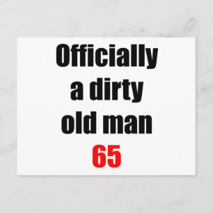 65 Dirty Old Man Inbjudningar