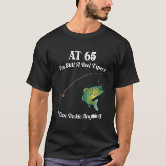 65:e 65-årige Fiskare Fiskar T Shirt