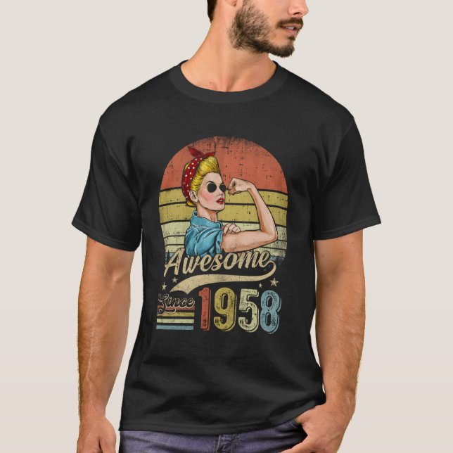 65 Fantastisk sedan 1958 65e T Shirt (Framsida)