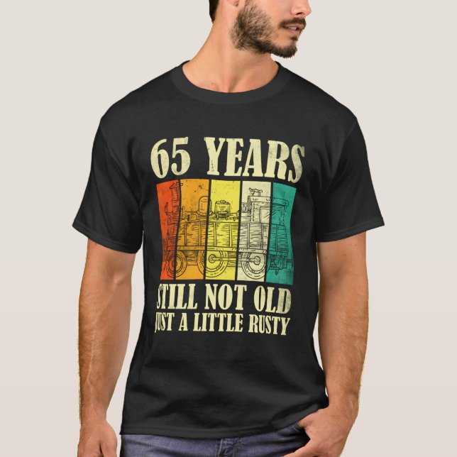 65 Järnvägsånga 65en Tåg T Shirt (Framsida)