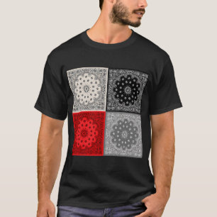 65 MCMLXV Bandana Mix Mönster T Shirt