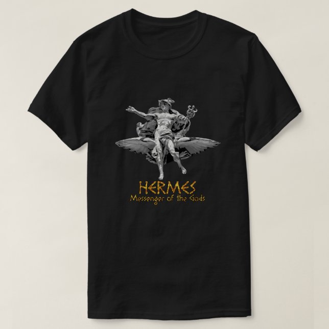 65 MCMLXV Hermes Greece Mythology Messenger of the T Shirt (Design framsida)