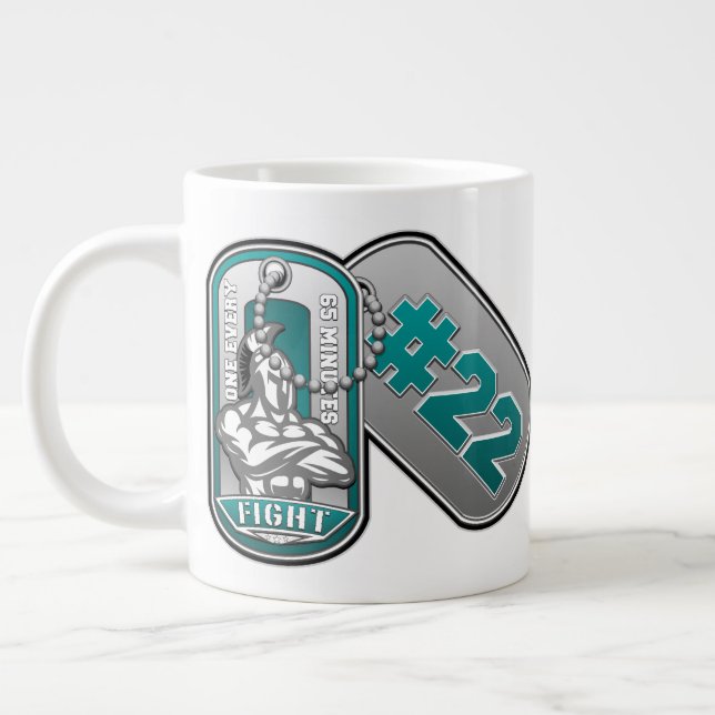 65 minuter 20 oz jumbo mugg (Vänster)