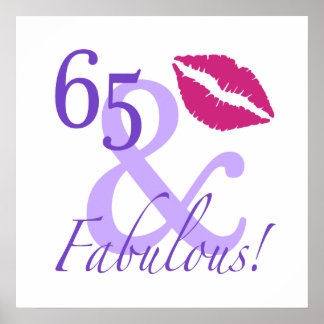 65 och svett poster