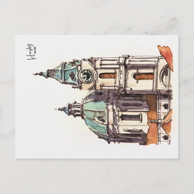 65: Prag Vykort (Framsida)