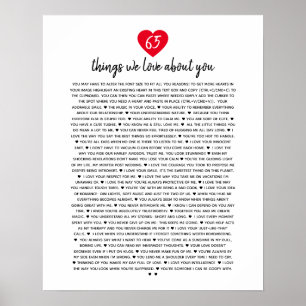65 sak vi kärlek om er hjärteorsak vi kärlek poster