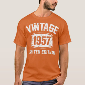 65 Years Old Vintage 1957 Limited Edition 65th Bir T Shirt