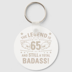 65e Birthday Badass Nyckelring