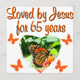 65E BIRTHDAY BUTTERFLY KORT