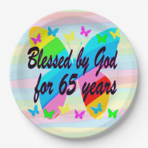 65E BIRTHDAY BUTTERFLY PAPPER TALLRIKAR
