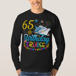 65e Birthday Cruise B Day Party Manar Långärmad T Shirt