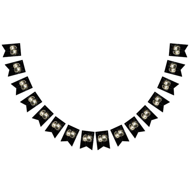 65e Birthday eller Anniury Party Sparklers Vimplar (Alla)