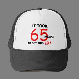 65e Birthday Gag ger för manar Truckerkeps