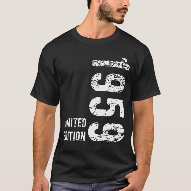 65e Birthday Gift 1959 Begränsad Edition 65 år T Shirt (Framsida)