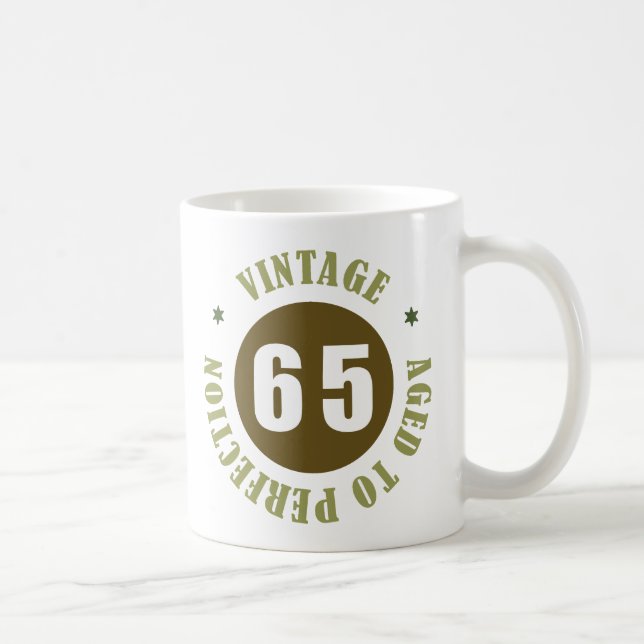 65e Birthday Gift Ideas Kaffemugg (Höger)
