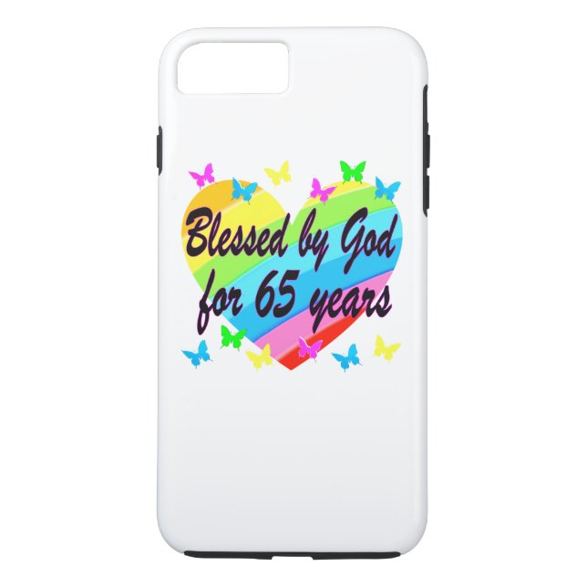 65E BIRTHDAY GOD KÄRLEK ME DESIGN Case-Mate iPhone SKAL (Baksida)
