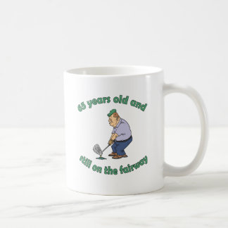 65e Birthday Golfer Gag Gift Kaffemugg
