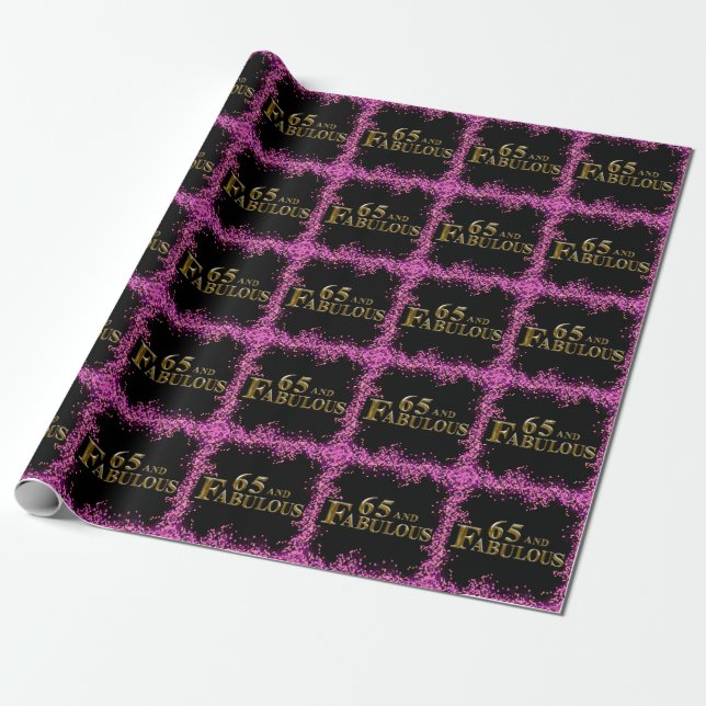65e Birthday Presentpapper (Utrullad)
