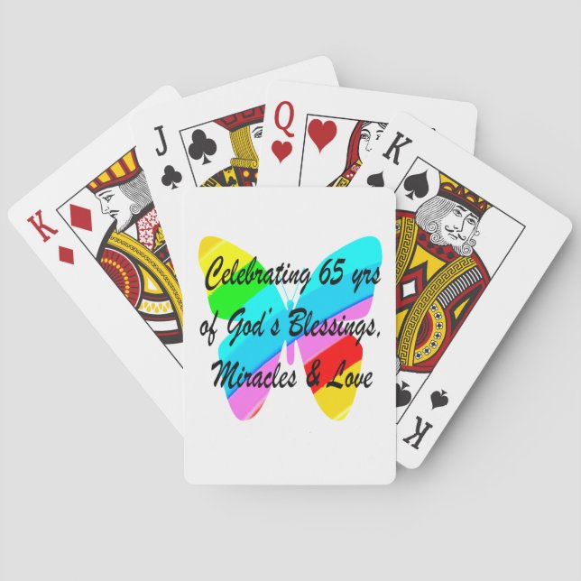 65E BIRTHDAY RAIN BUTTERFLY DESIGY CASINOKORT (Baksidan)