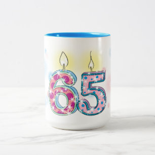 65e Birthday Två-Tonad Mugg