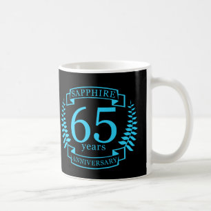 65e Bröllop ANNIVERSARY SAPPHIRE Kaffemugg