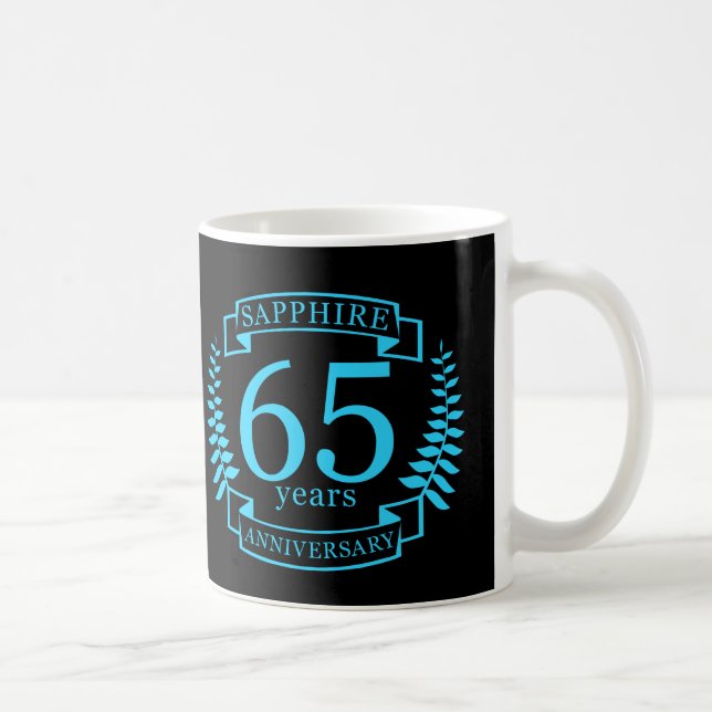 65e Bröllop ANNIVERSARY SAPPHIRE Kaffemugg (Höger)