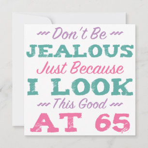 65e Födelsedag för kvinnor Kort