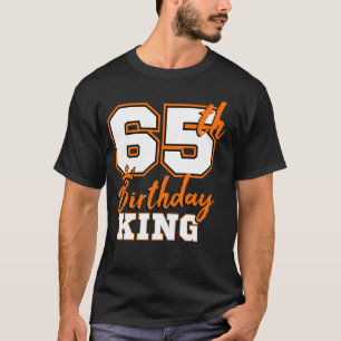 65e födelsedag Kung Party Krona Bday Firande T Shirt