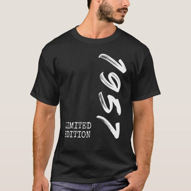 65e Födelsedagen Dam Manar 65 år 1957 1 T Shirt (Framsida)