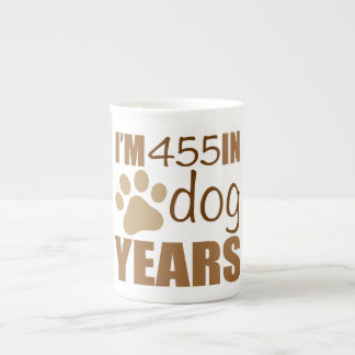 65e Födelsedagsår Hund Benporslin Mugg