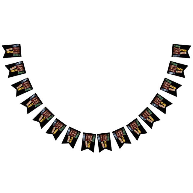 65e för insamling av rostig registreringsskylt vimplar (Alla)