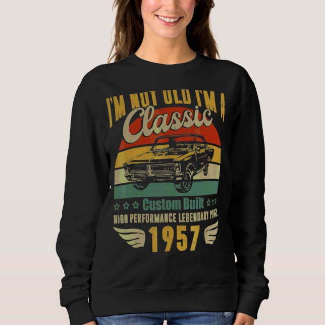 65e För manar Retro 65e födelsedag T Shirt (Framsida)
